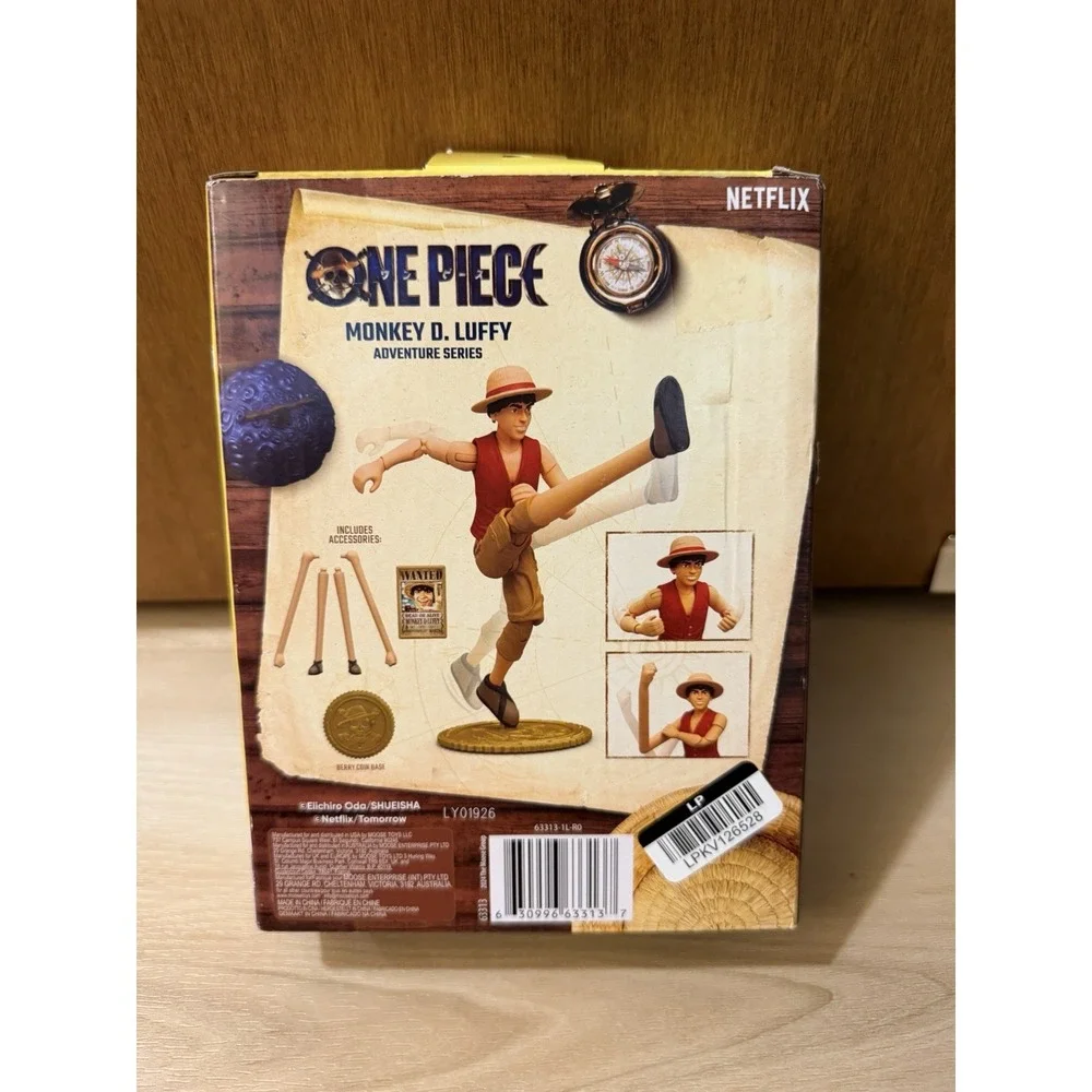 Monkey D. Luffy One Piece Netflix Adventure Series Action Figure New